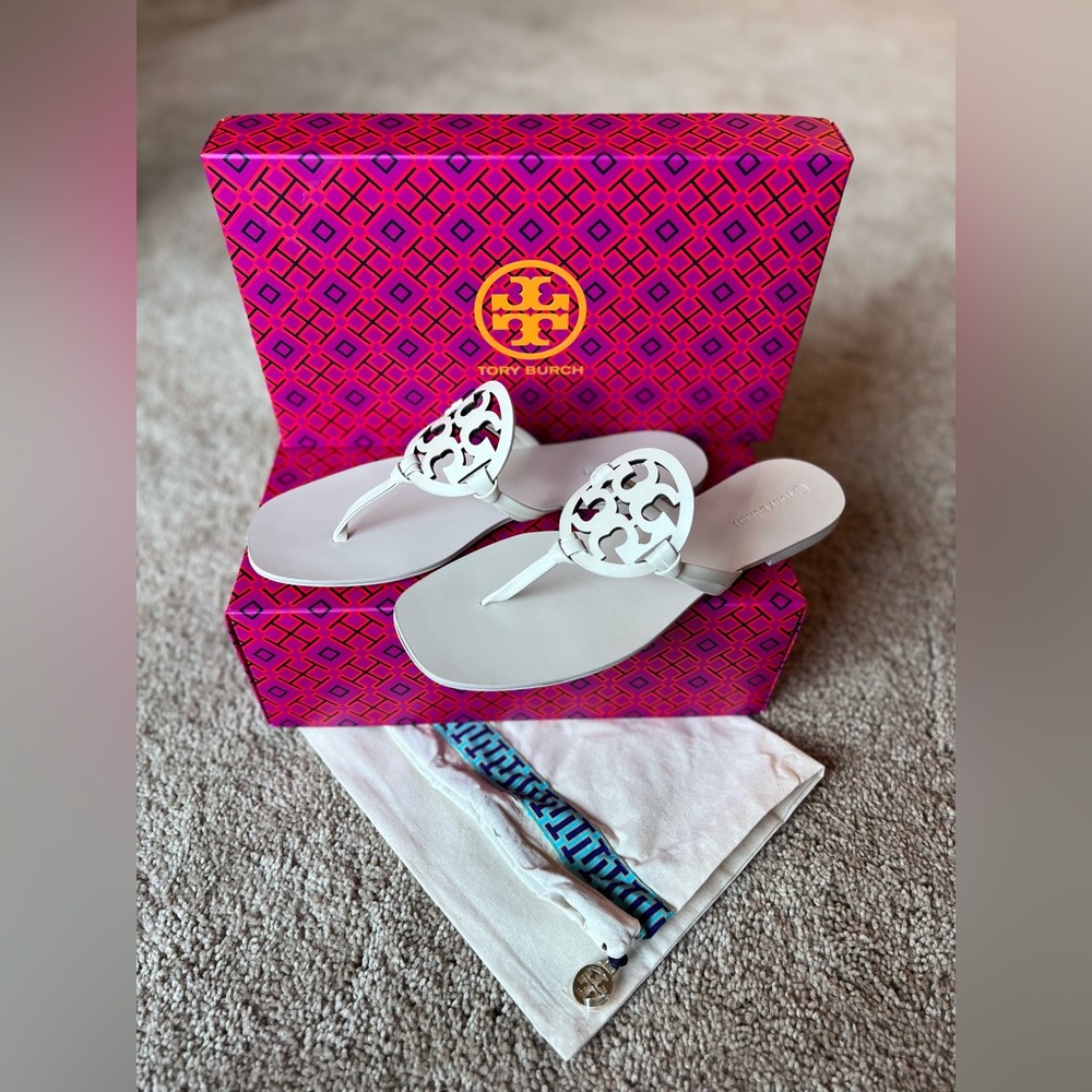 Tory Burch Millet Square-Toe Sandal